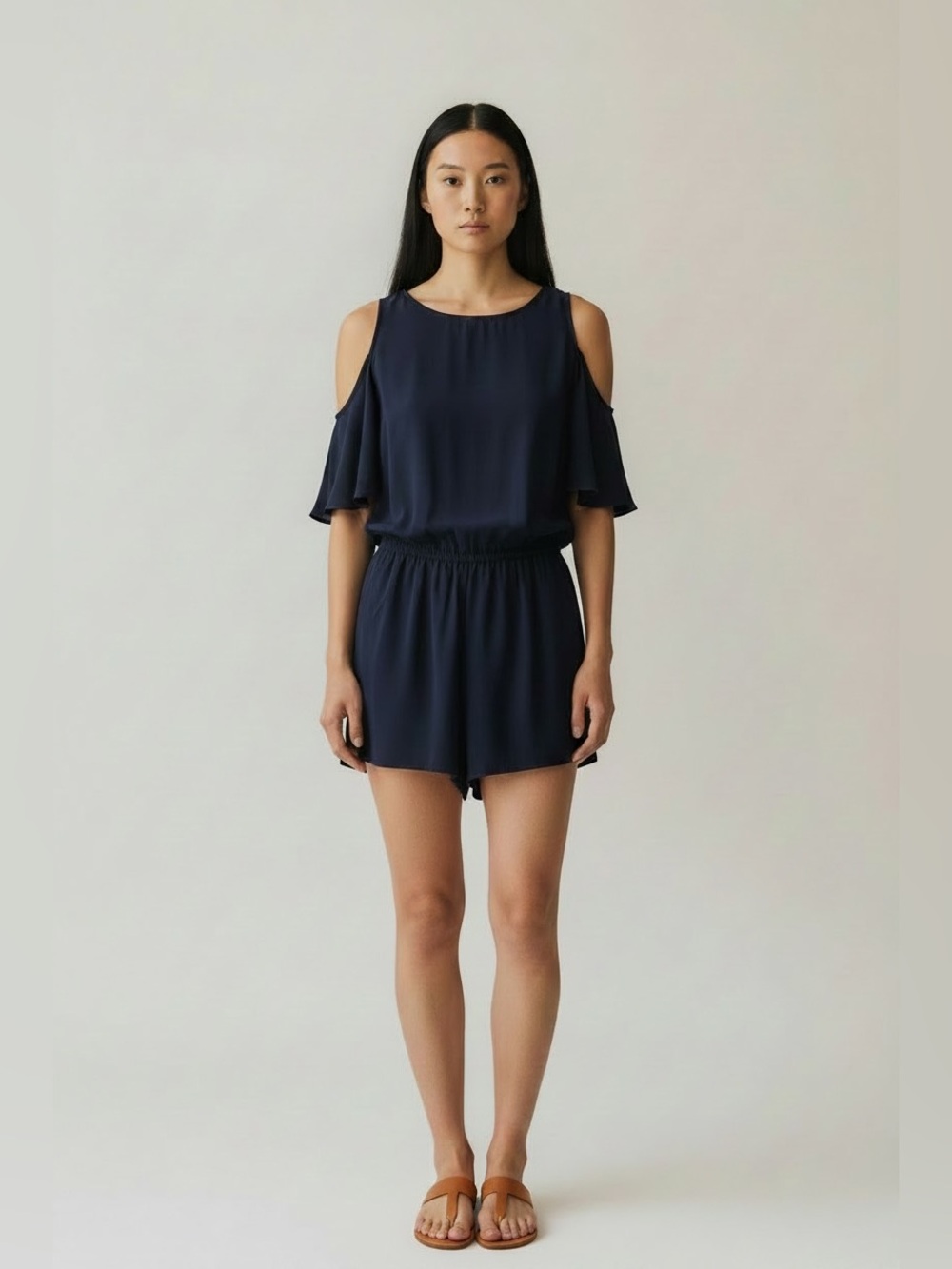 Navy Blue Romper